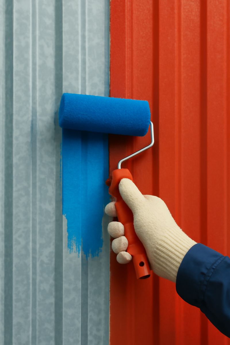 Как правильно покрасить профнастил и профлист