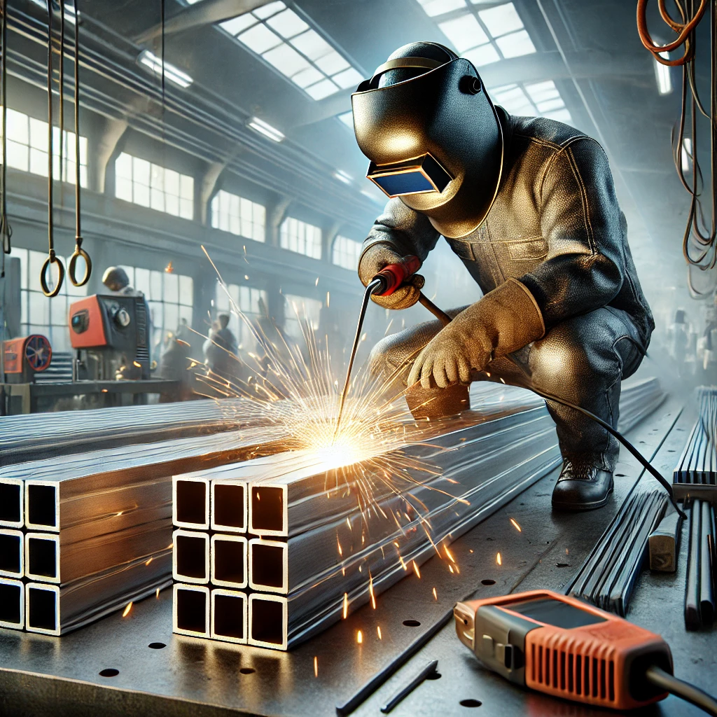 соединение профильных труб сварка